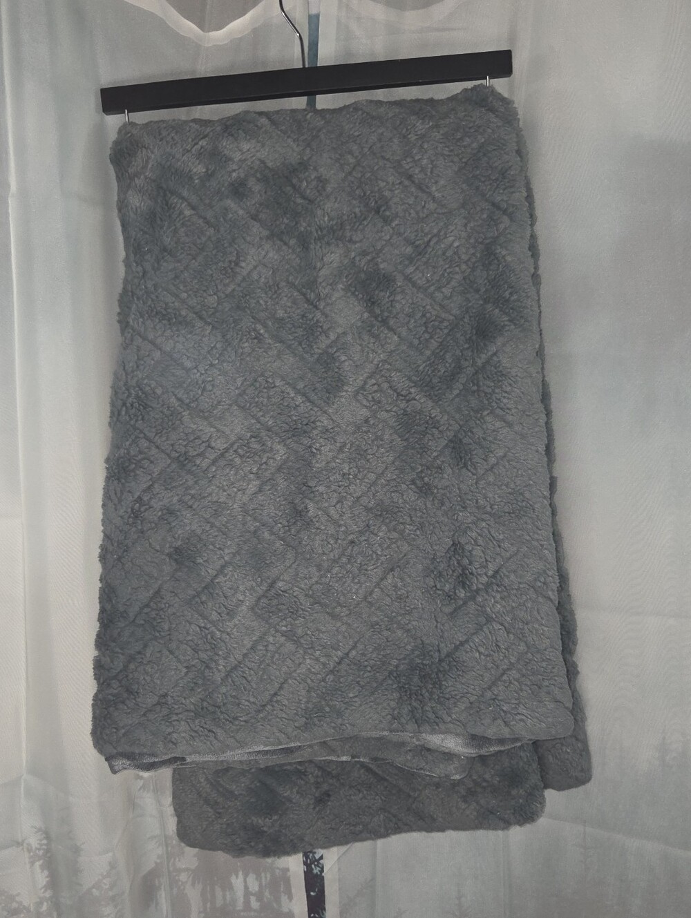 Koolaburra By UGG Gray Plush Throw Blanket
